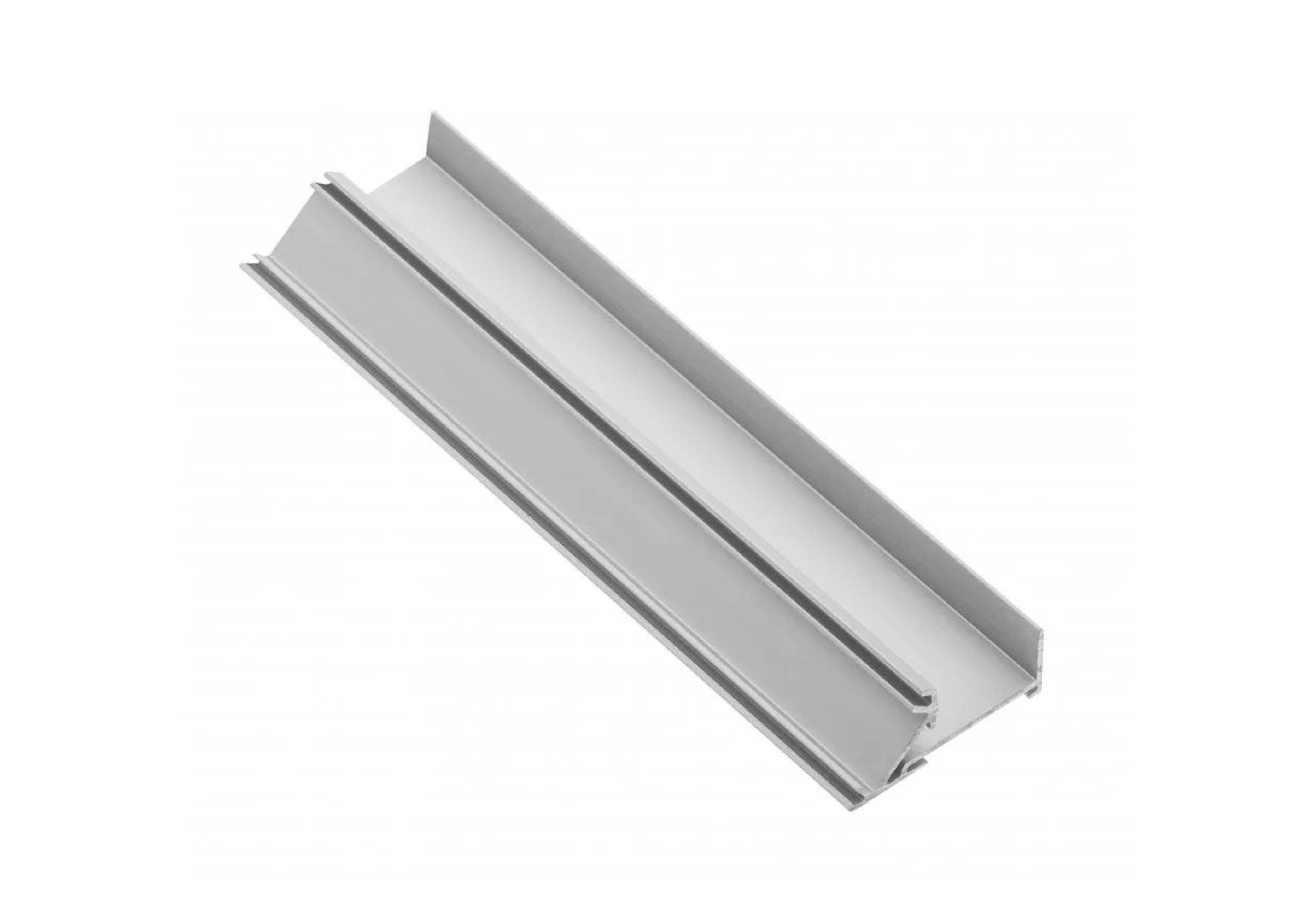 Профиль алюминиевый GTV GLAX угловой торцевой односторонний для ДСП 18 мм 3 м Серебряный (27770947)