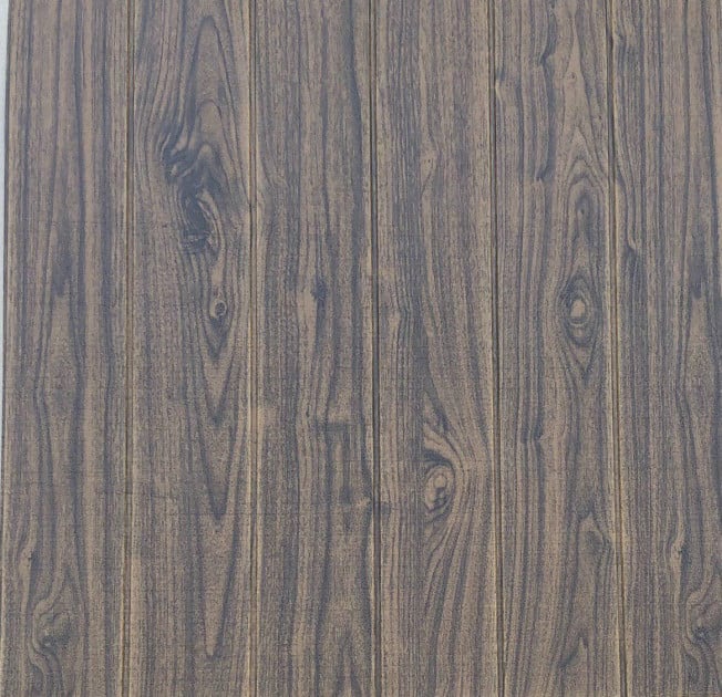 Самоклеящаяся 3D панель Sticker Wall 700x700x5 мм Темный дуб (00171)