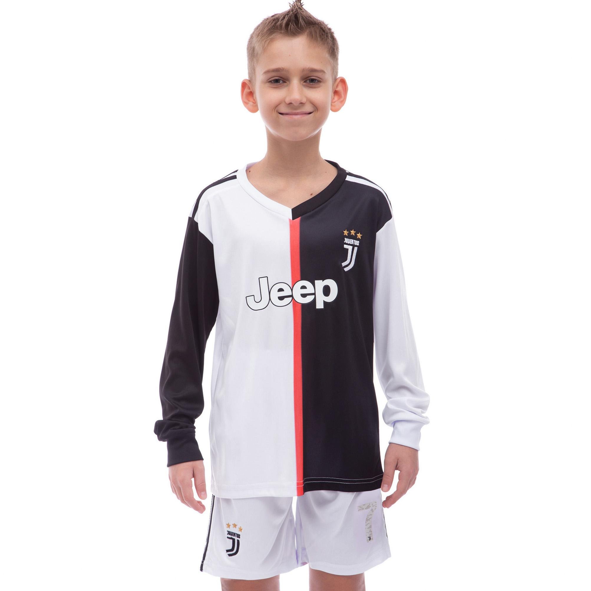 Форма футбольная с длинным рукавом детская SP-Sport JUVENTUS RONALDO 7 2020 XL (CO-1678-W)