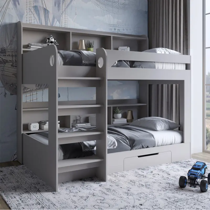 Кровать двухъярусная LION Майнкрафт 900х1900 мм Кашемир (LION-041540)