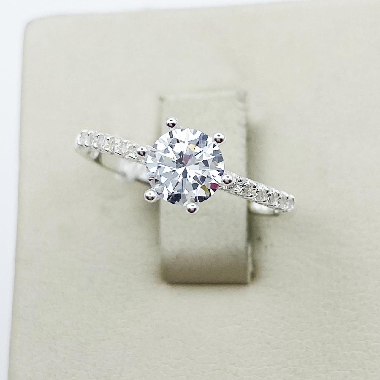 Кольцо серебряное Дорожка с кубическим цирконием р. 17,5 2,08 г (1907234163)