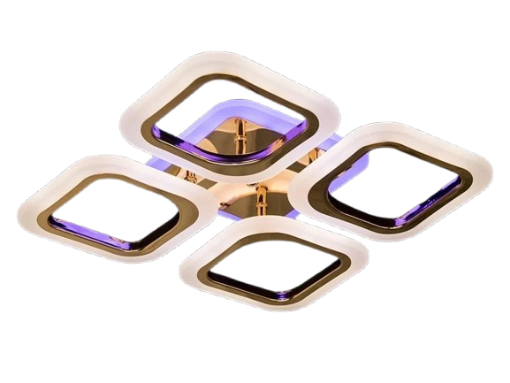 Люстра потолочная с димером LED AS8060/4G 3col dim (2437597082)