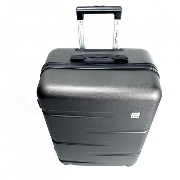 Валіза пластикова Wings 167 велика Темно-сірий (8326713) - фото 5 Валіза пластикова Wings 167 велика Темно-сірий (8326713) - фото 5