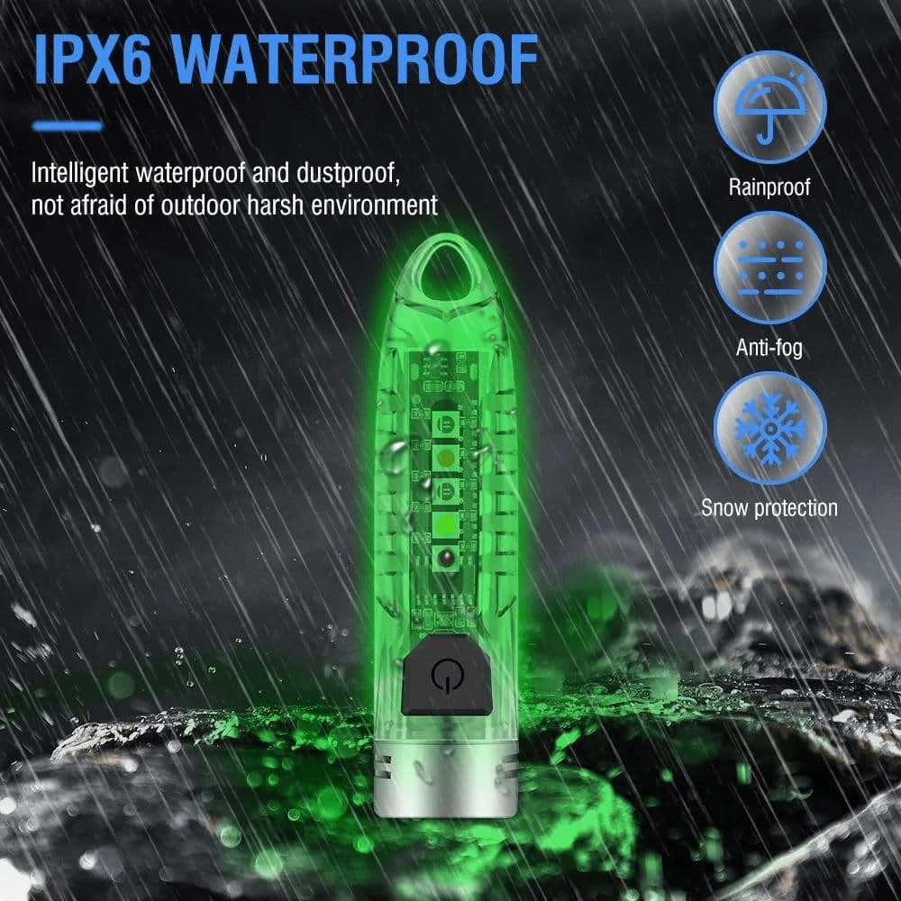 Ліхтар-брелок Boruit V1 акумуляторний світлодіодний 400lm Type C IPX6 - фото 3