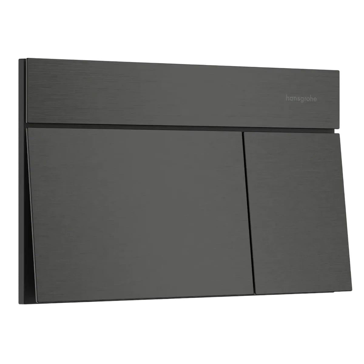 Кнопка для інсталяції Hansgrohe iFrame Element E механічна Чорний/Хром шліфований (66003340)