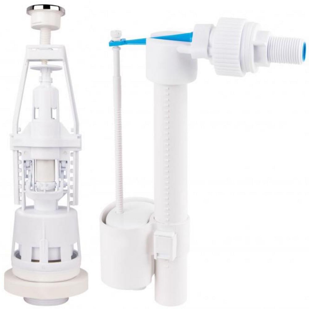 Комплект арматури для бачка унітаза Lidz LIDZWHI6002K00103 1/2" (173794)