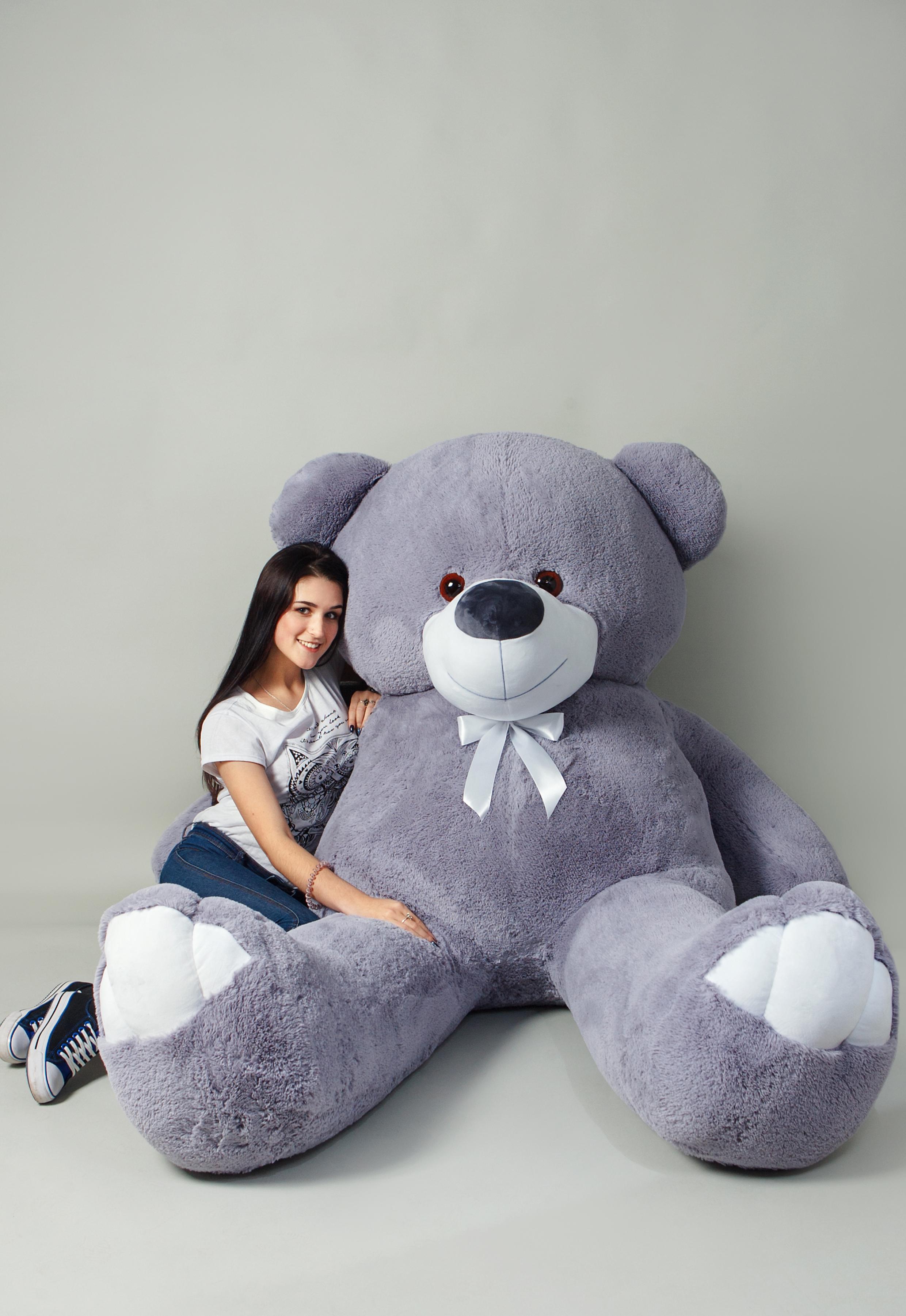 Ведмідь плюшевий HappyDays Ветлі 3 м Сірий (2Vetli25001)