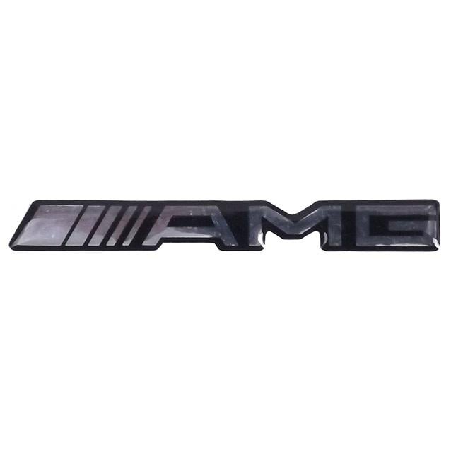 Наклейка силиконовая шильдик AMG Черный/Хром (452172)
