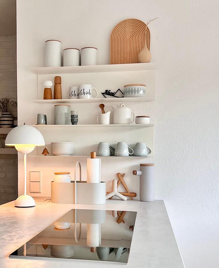 Полка навесная NC Home Clip 80x30x20 см Белый (26448283) - фото 4