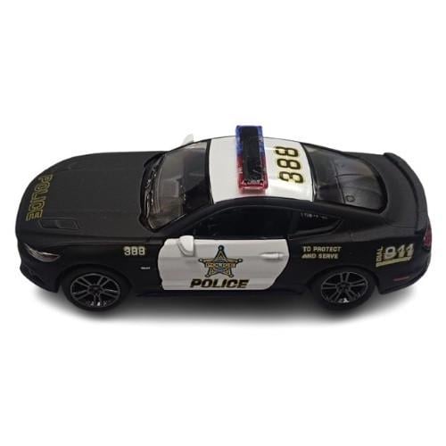 Машинка металлическая инерционная Kinsmart Ford Mustang GT Полиция (KT5386WP)