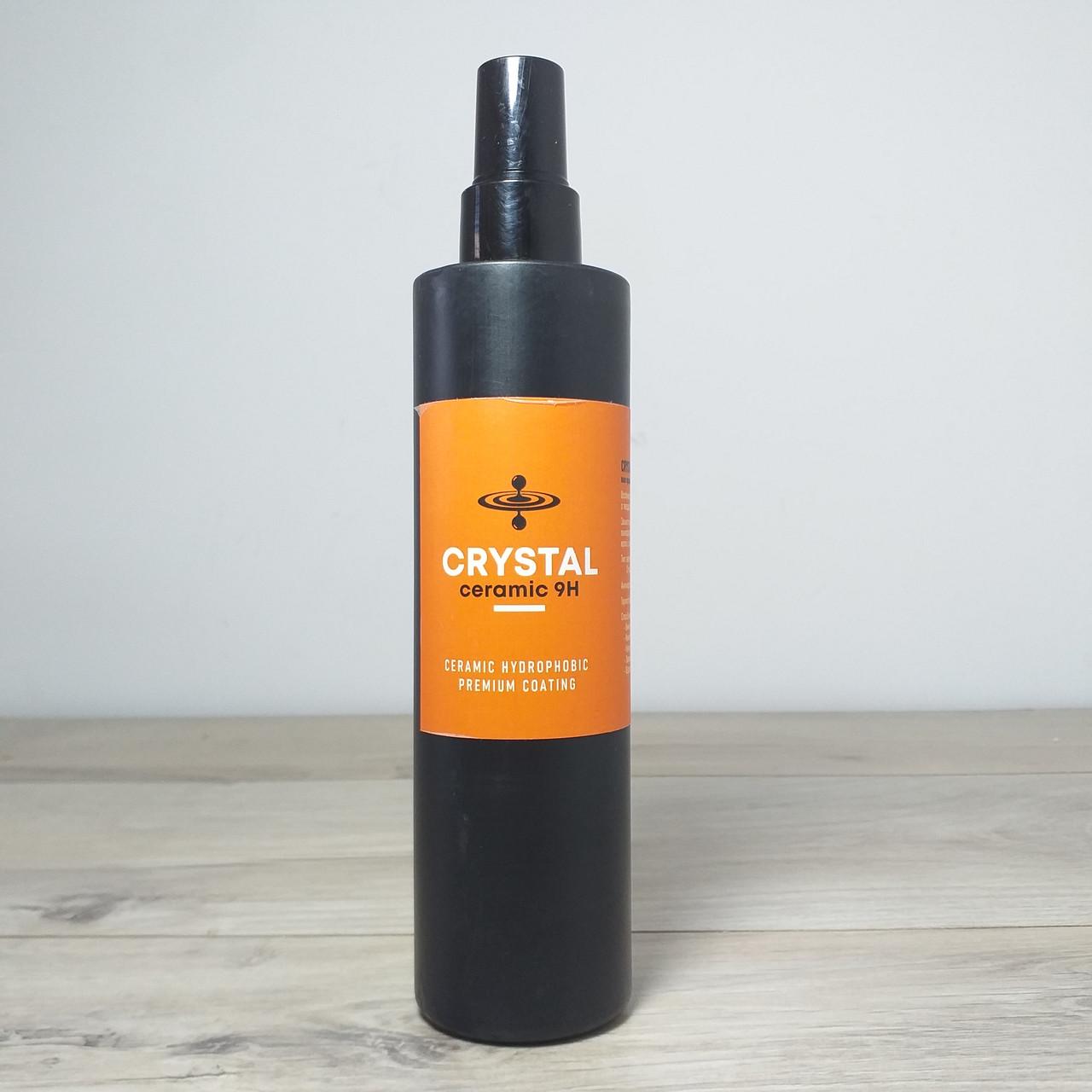 Спрей для захисту кузова CRYSTAL Ceramic 9h Керамічне гідрофобне скляне покриття 250 мл (X-1050)