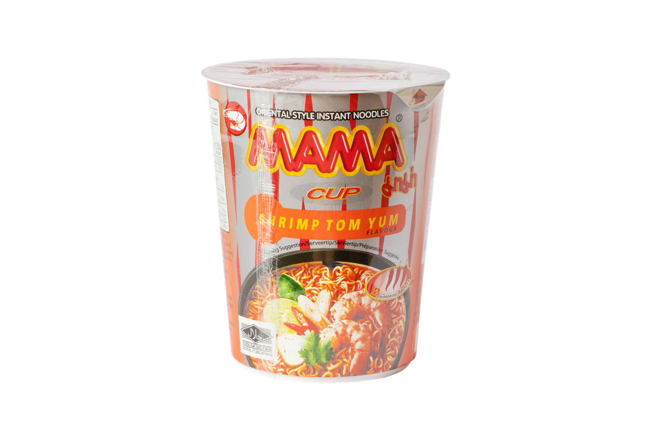 Локшина швидкого приготування MAMA з креветками Том Ям в стаканчику 70 г (000009493)