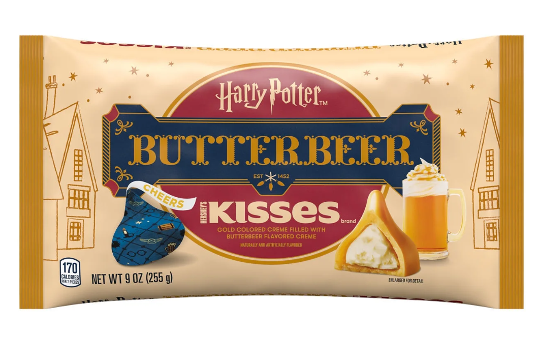 Конфеты шоколадные Hershey's Kisses Harry Potter Butterbeer Flavored Easter Candy 255 г (2552160730)