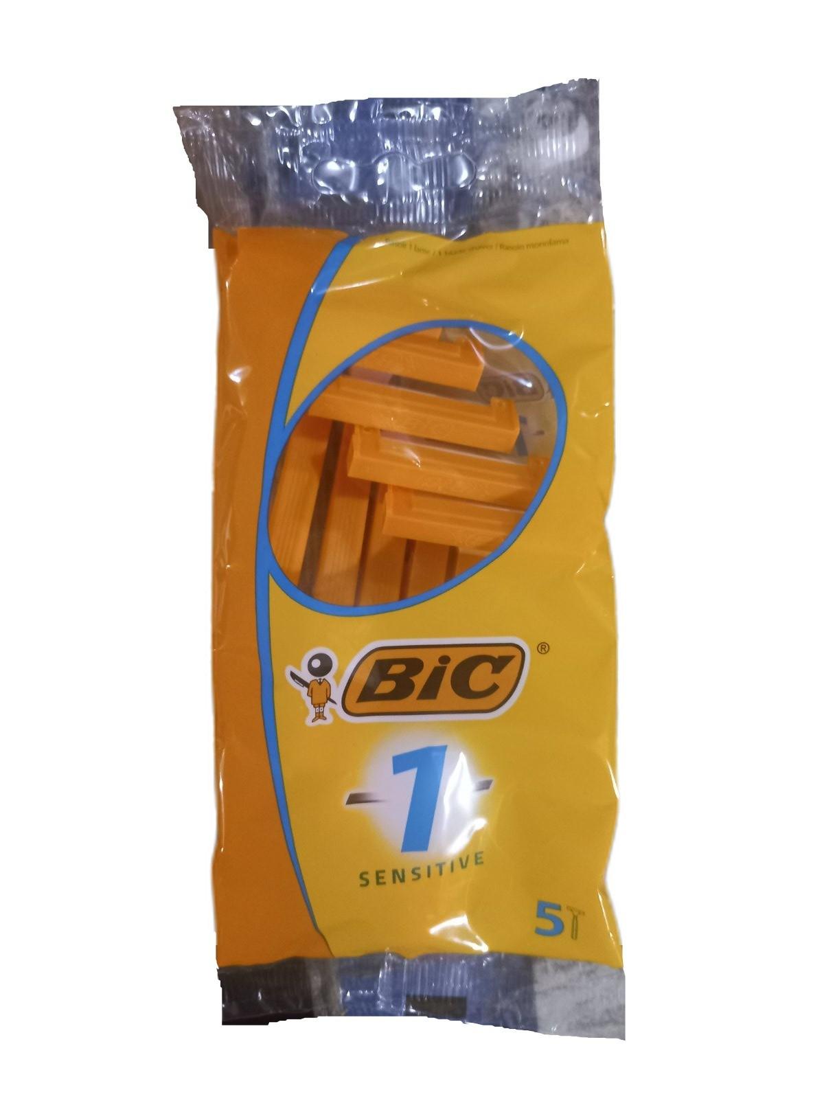 Станки для гоління одноразові BIC 1 Sensitive 5 шт. (69405) - фото 1