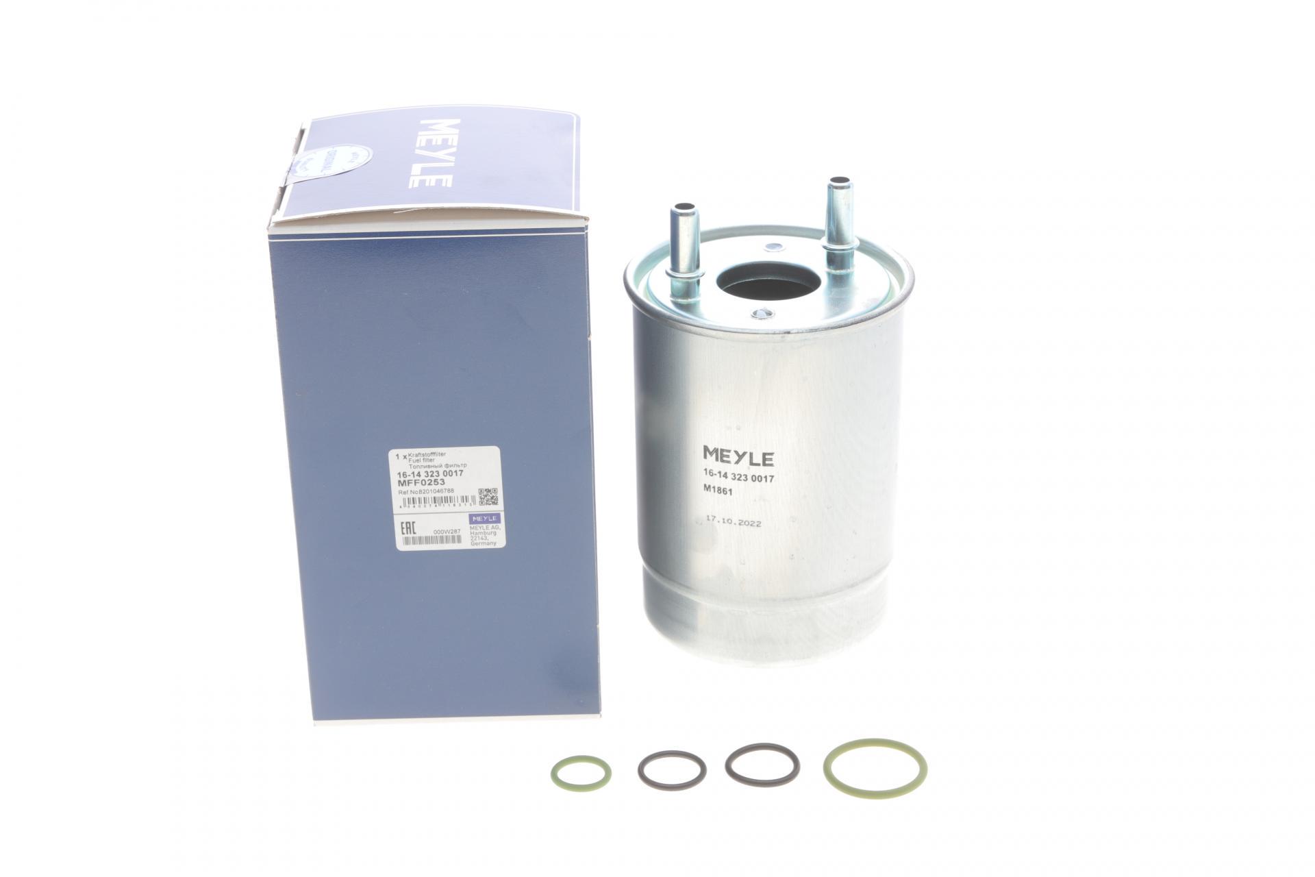 Фильтр топливный Meyle для Renault Megane/Scenic 1,5-2,0DCI 08- (16-14 323 0017)