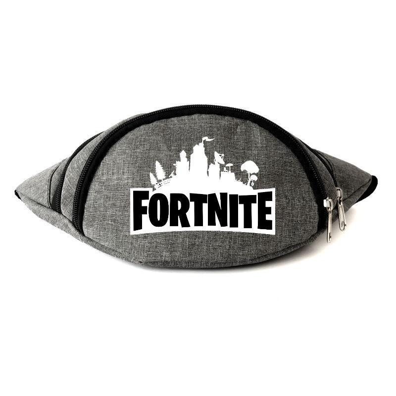 Поясная сумка-бананка с принтом Fortnite LOGO Серый (1254185374) Поясная сумка-бананка с принтом Fortnite LOGO Серый (1254185374)