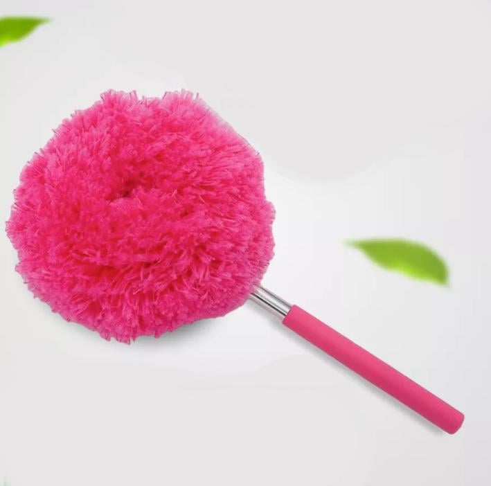 Щетка телескопическая с отверстием для уборки пыли Розовый (2498595985) - фото 2