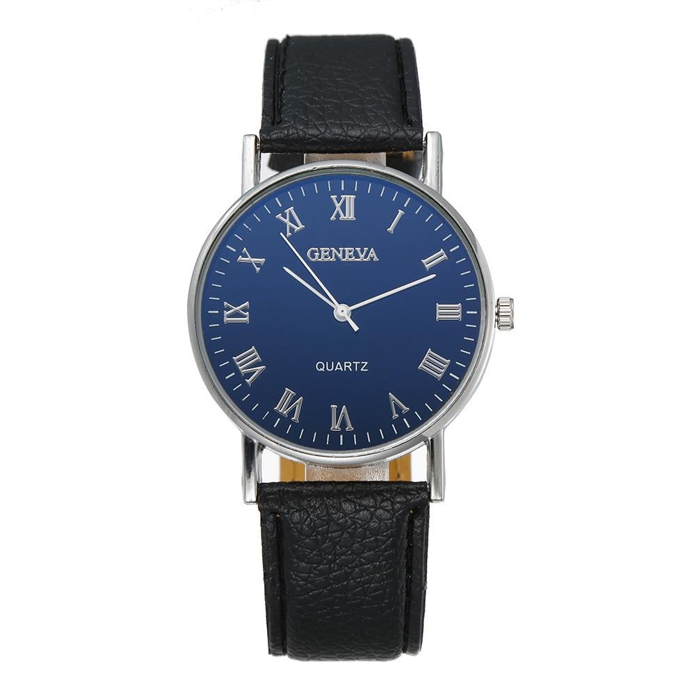 Наручные часы мужские Geneva Classic с черным ремешком (817267805)
