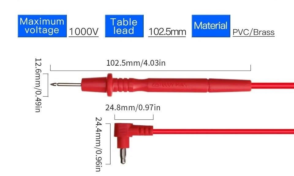 Мультиметр з термопарою ANENG AN8205C батарейка Синій (778481) - фото 7 Мультиметр з термопарою ANENG AN8205C батарейка Синій (778481) - фото 7
