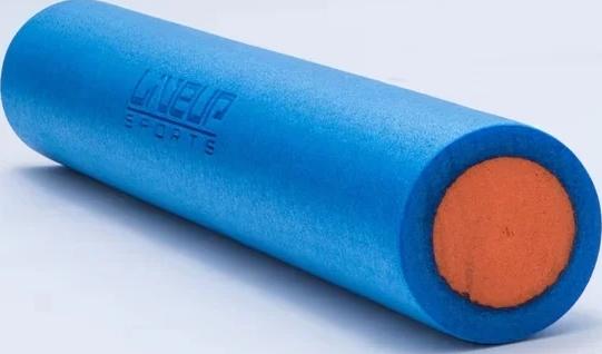 Ролик для йоги LiveUp YOGA FOAM ROLLER Сине-оранжевый (LS3764) - фото 2