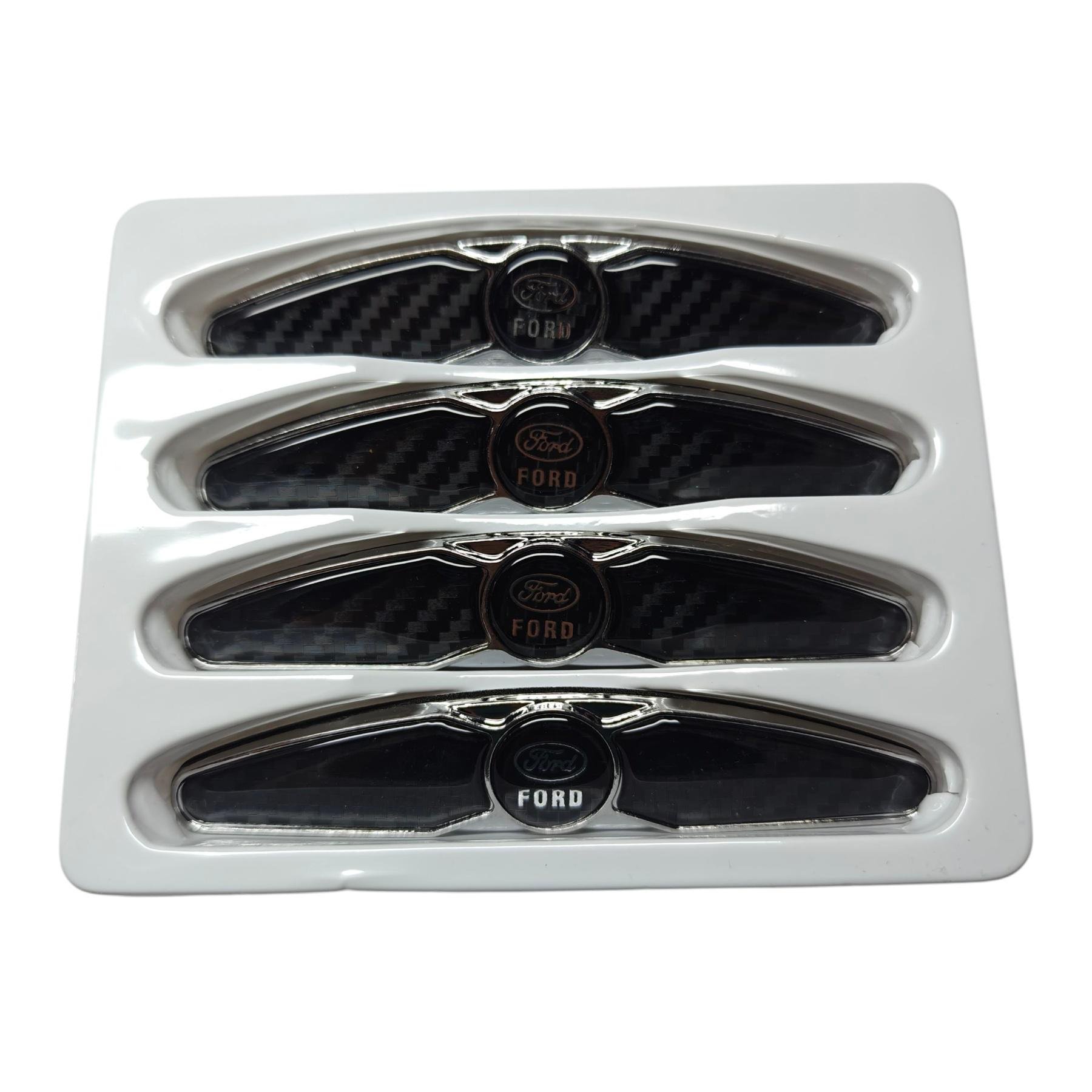 Полосы противоударные двери Ford металлические Черный (2402381109)