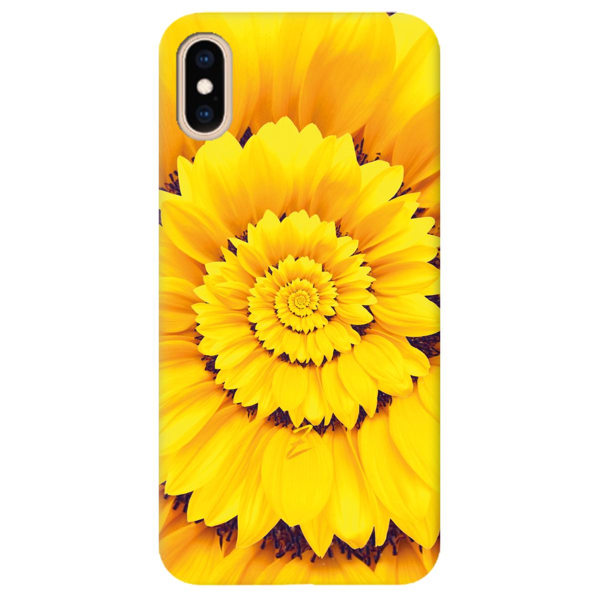 Силіконовий чохол Zorrov для Apple iPhone XS - Sunflower (11210040206052077) - фото 1