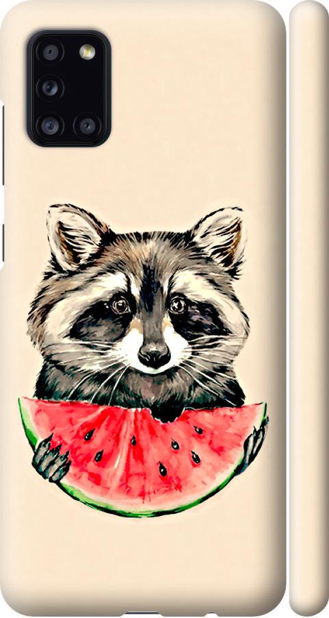 Чохол на Samsung Galaxy A31 A315F Єнотик з кавуном (4605m-1908-42517)