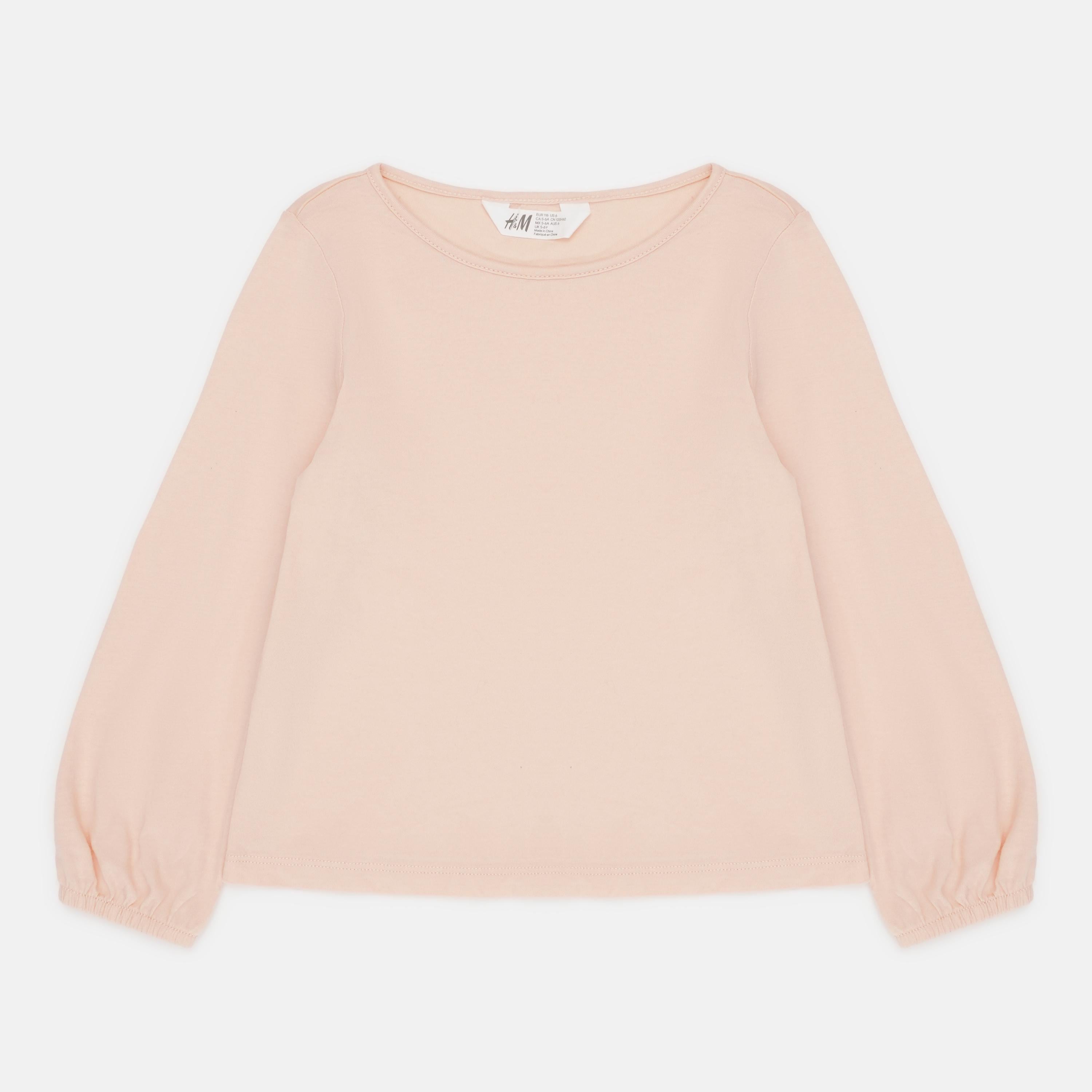 Лонгслів H&M 116 см Кремовий (Х20101026174)