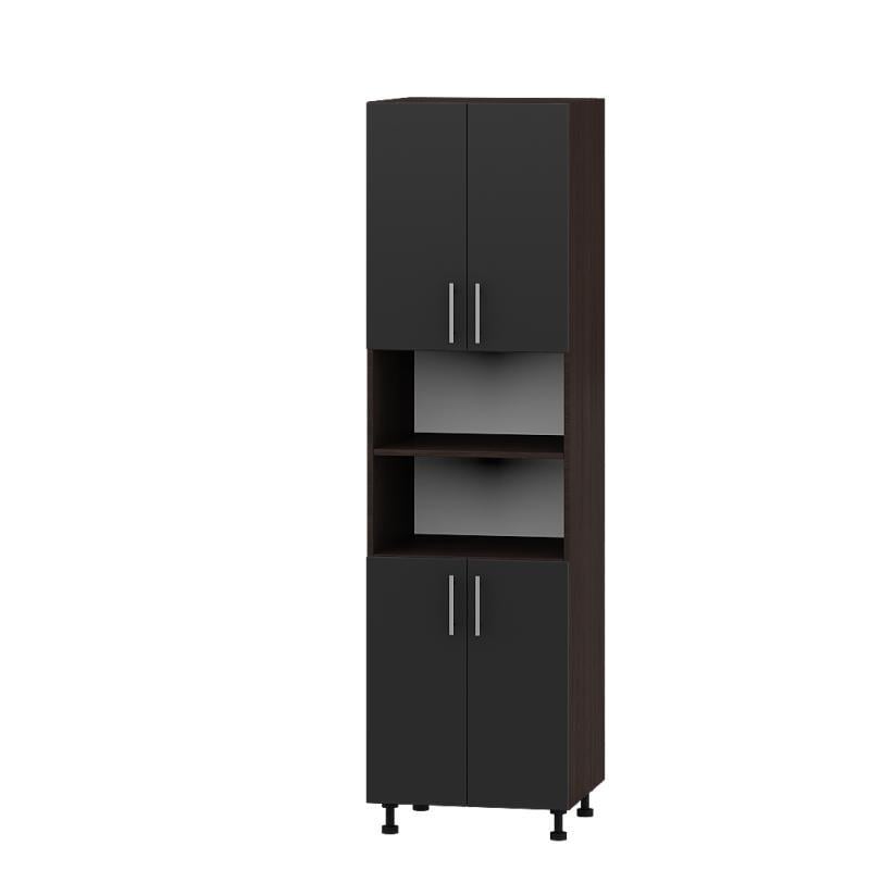 Пенал кухонный Эверест Оптима Н77-600 60х57х215 см Антрацит (DTM-3569)