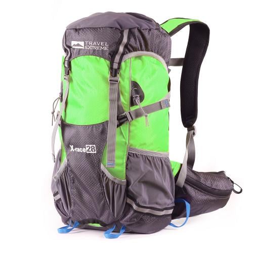 Рюкзак спортивный Travel Extreme X-RACE с водонепроницаемыми молниями 28 л Green (539152)
