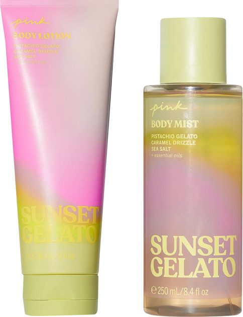 Подарунковий набір Victoria's Secret Pink Sunset Gelato спрей/лосьйон 250/236 мл (96)