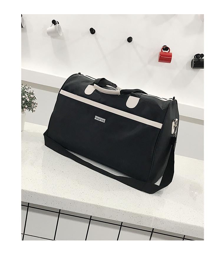 Дорожная сумка через плечо Черный (1401-2)