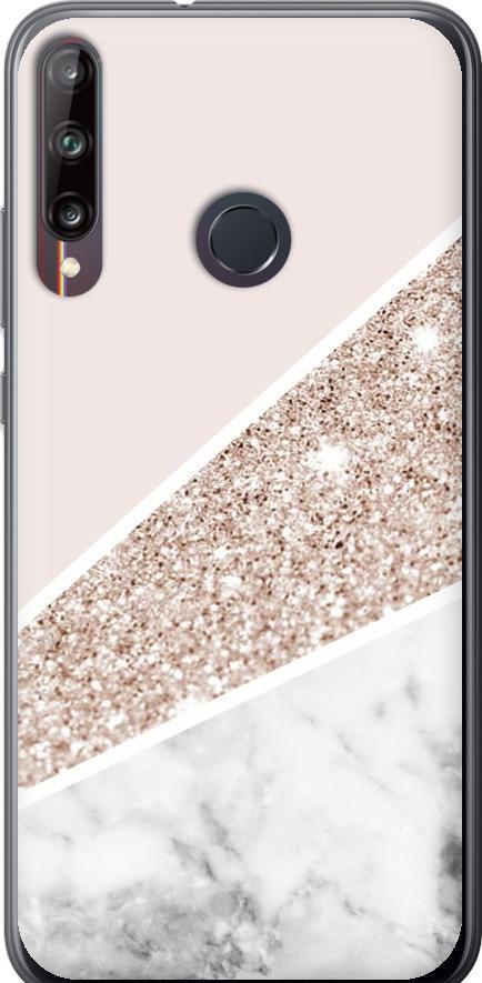 Чехол на Huawei P40 Lite E Пастельный мрамор (4342u-1875-42517)