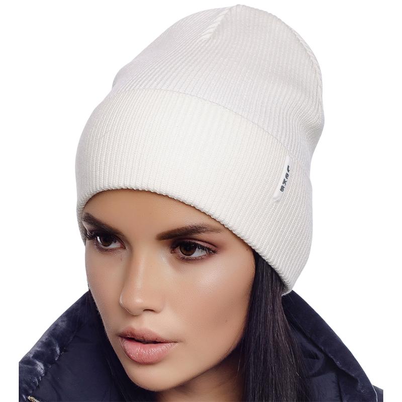 Шапка жіноча без підкладки Leks Спринт Ж one size Сніжний - фото 1 Шапка жіноча без підкладки Leks Спринт Ж one size Сніжний - фото 1