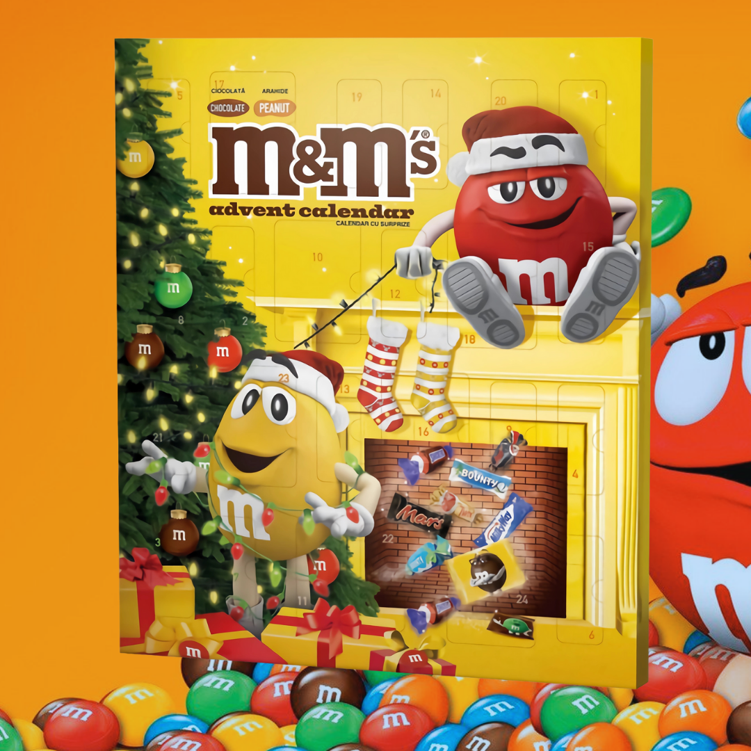 Адвент календарь новогодний M&M's Advent Calendar 360 г