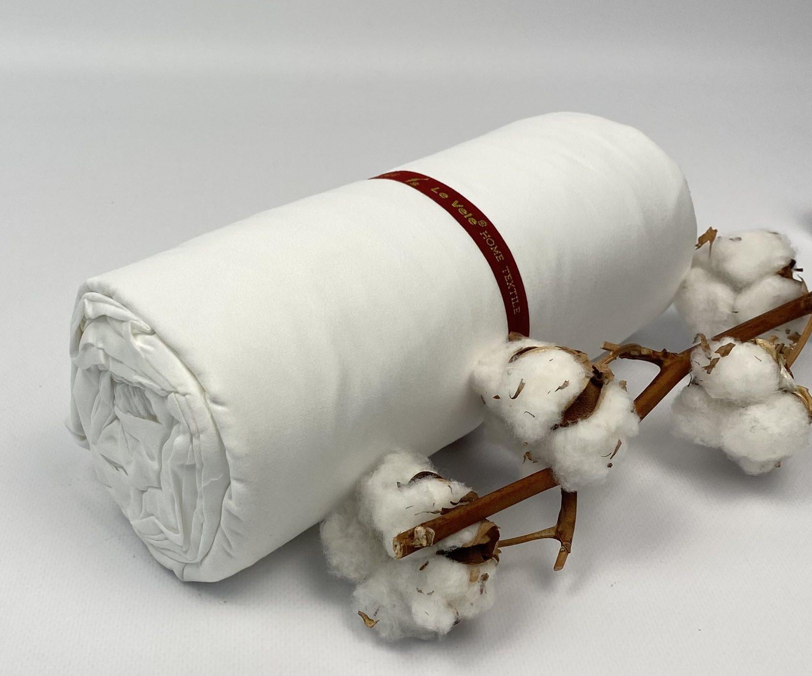 Простынь на резинке Le Vele 160x200 см с наволочками White (CN20471)