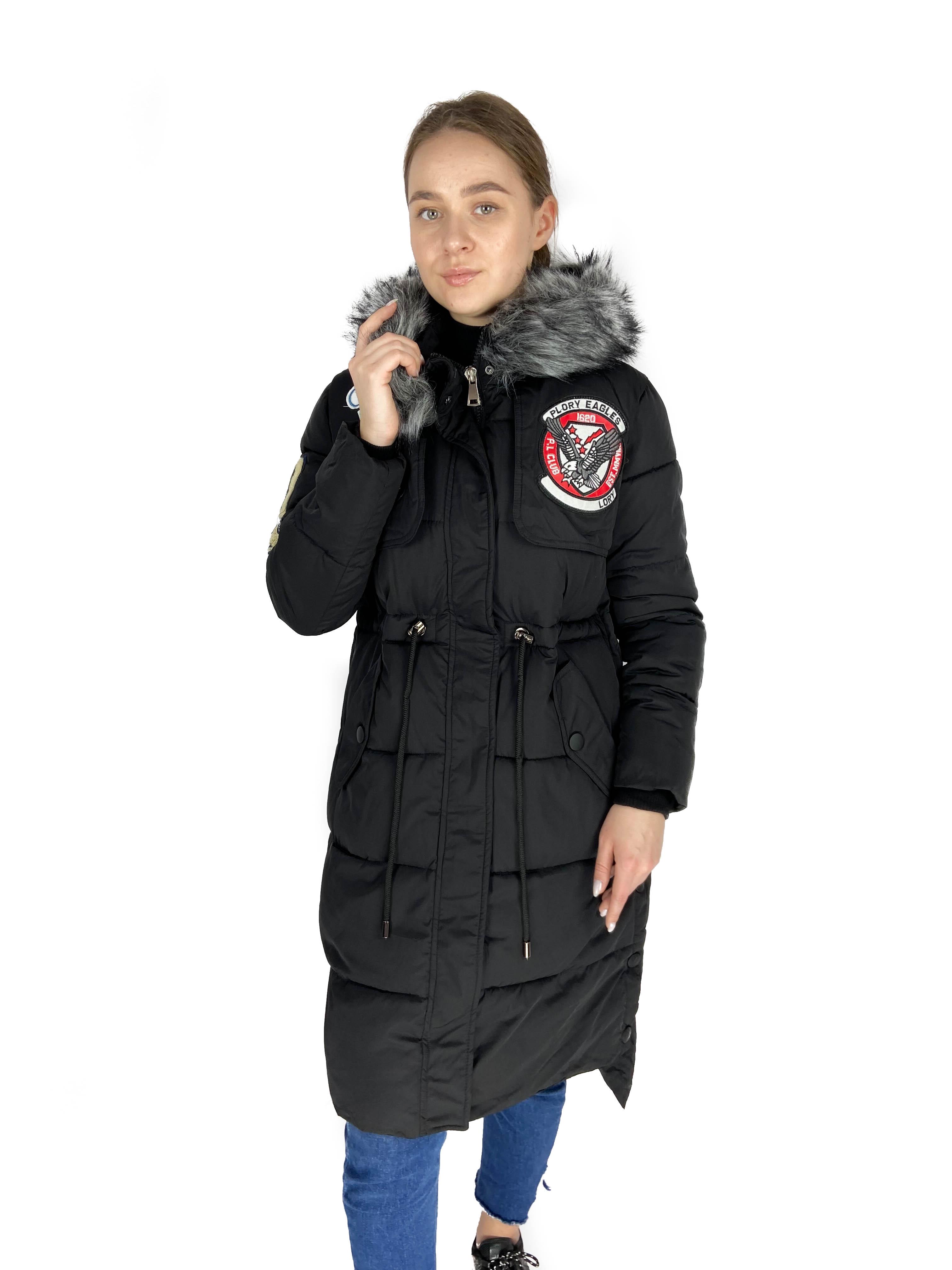 Парка жіноча зимова XUECHENHAN XL Чорний - фото 3 Парка жіноча зимова XUECHENHAN XL Чорний - фото 3