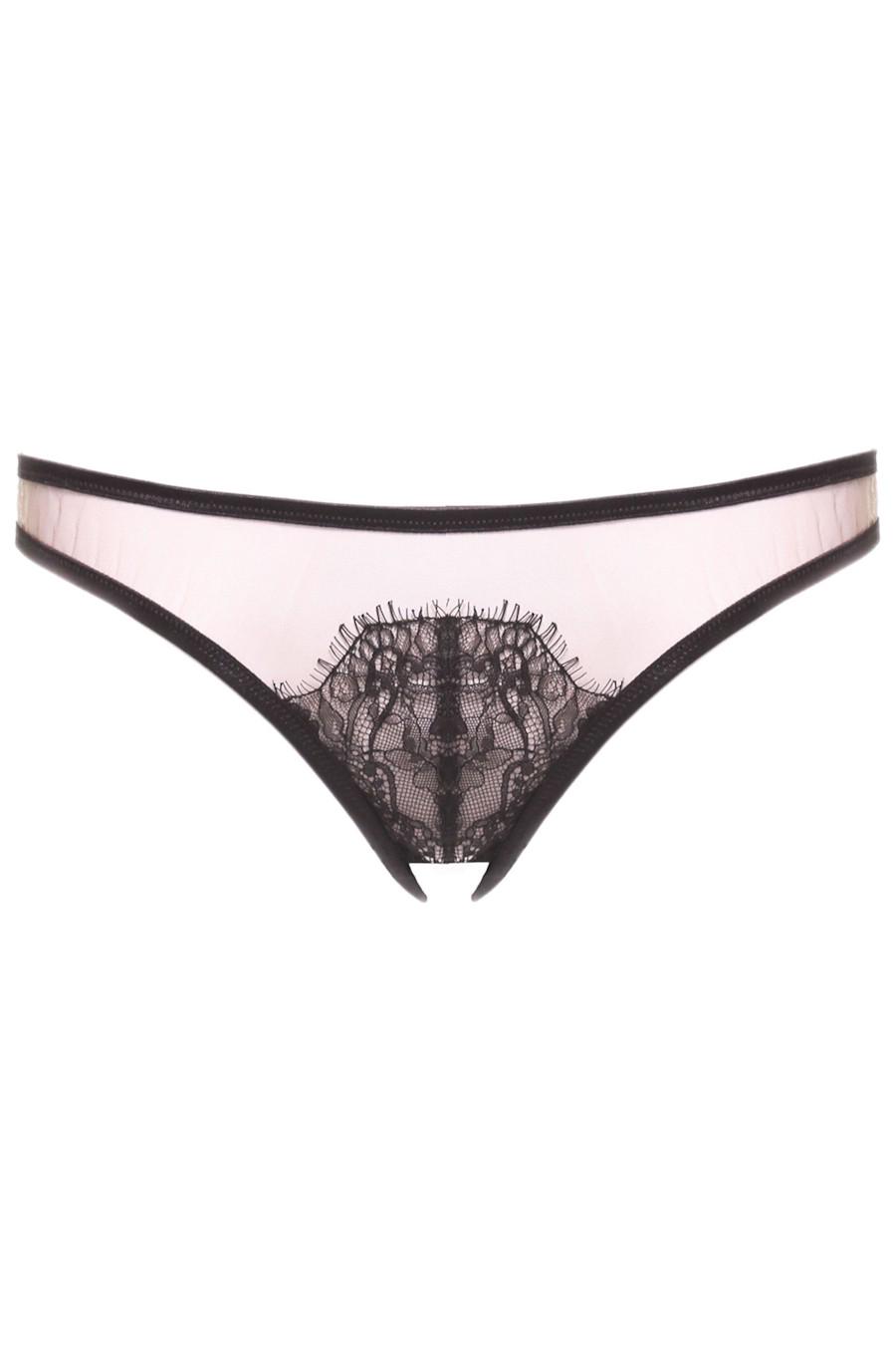 Трусики слип V.I.P.A р. 5/XL Бежевый/Черный (70019)