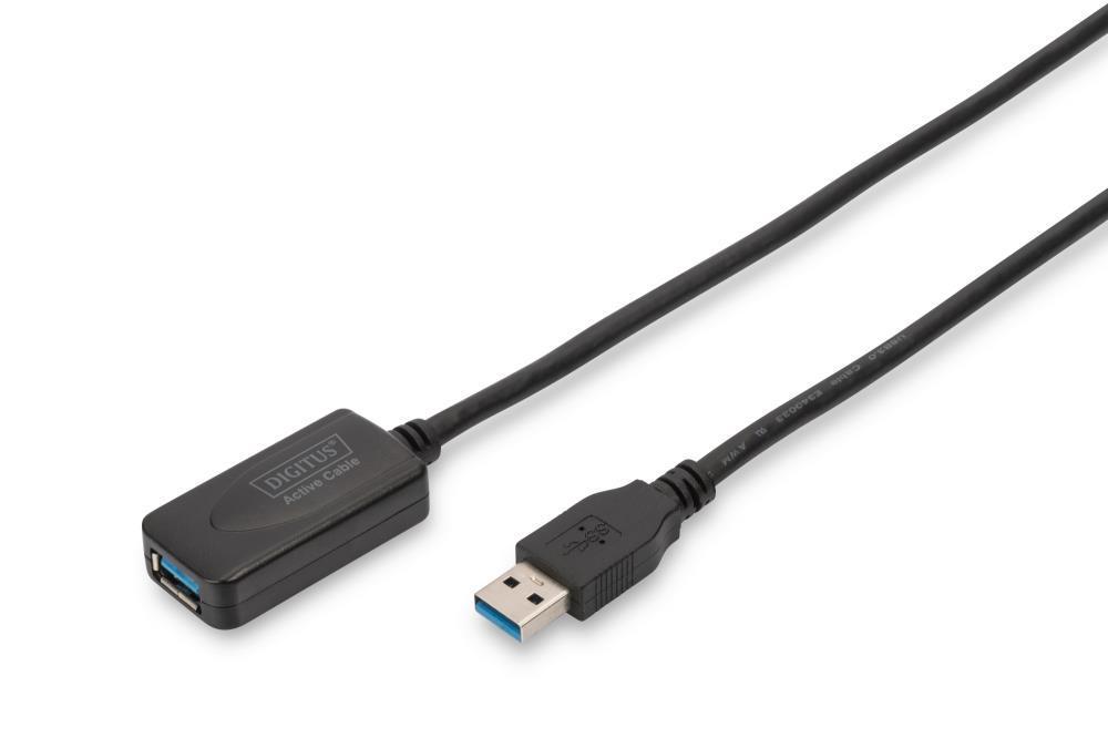 Кабель Assmann активний USB3 5M DA-73104 Black - фото 5