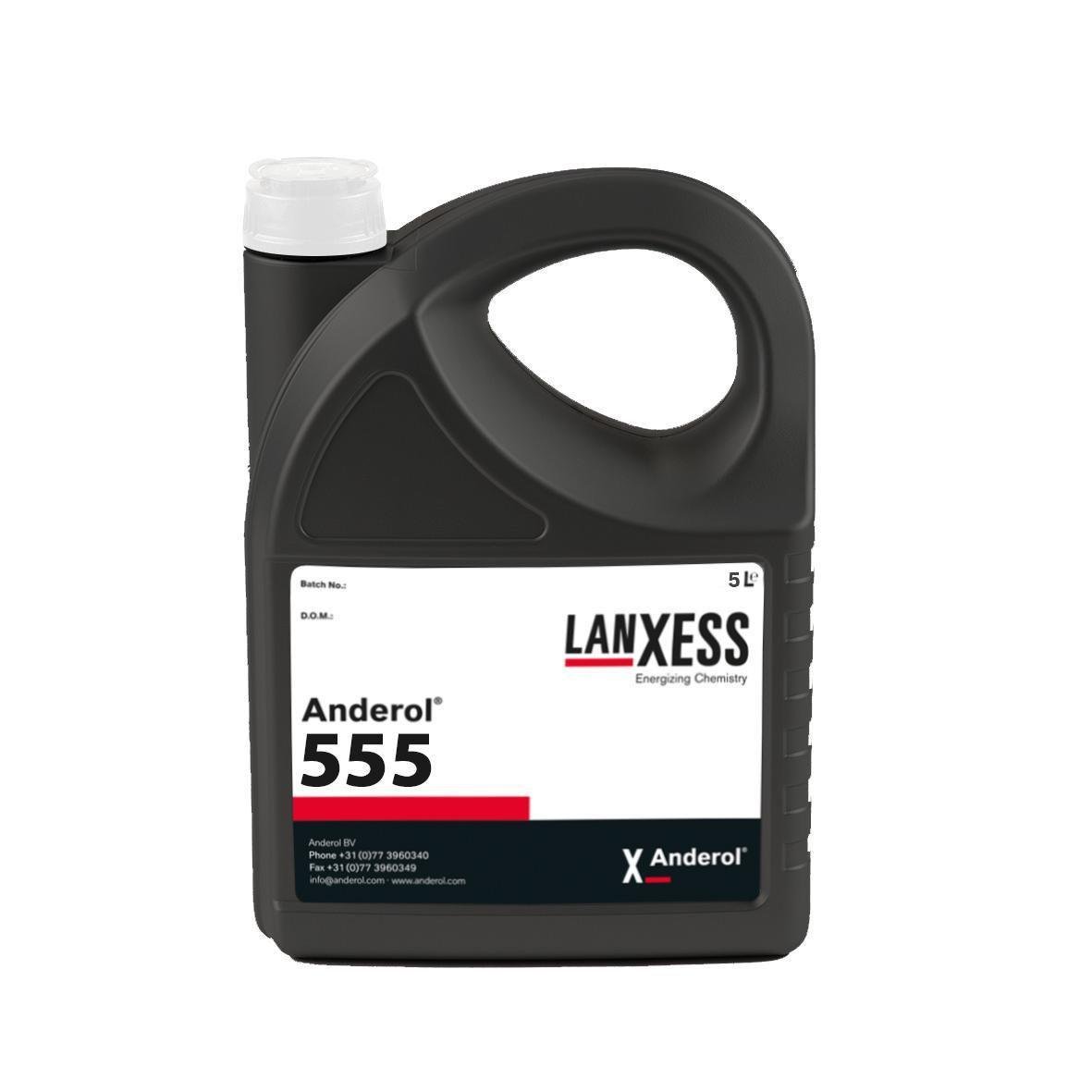 Смазка синтетическая Lanxess Anderol 555 на основе диэфиров ISO VG 100 для копрессоров и вакуумных насосов 5 л