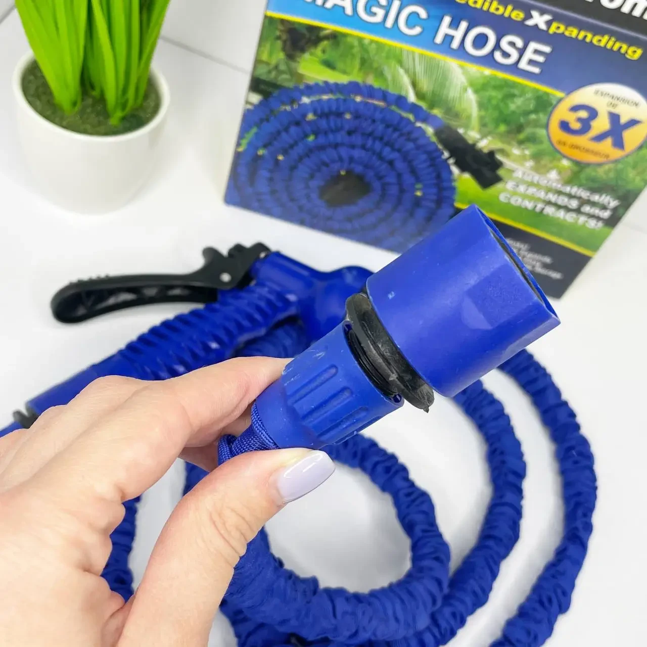 Шланг поливочный Magic Hose с пульверизатором 15 м (2479516893) - фото 7 Шланг поливочный Magic Hose с пульверизатором 15 м (2479516893) - фото 7