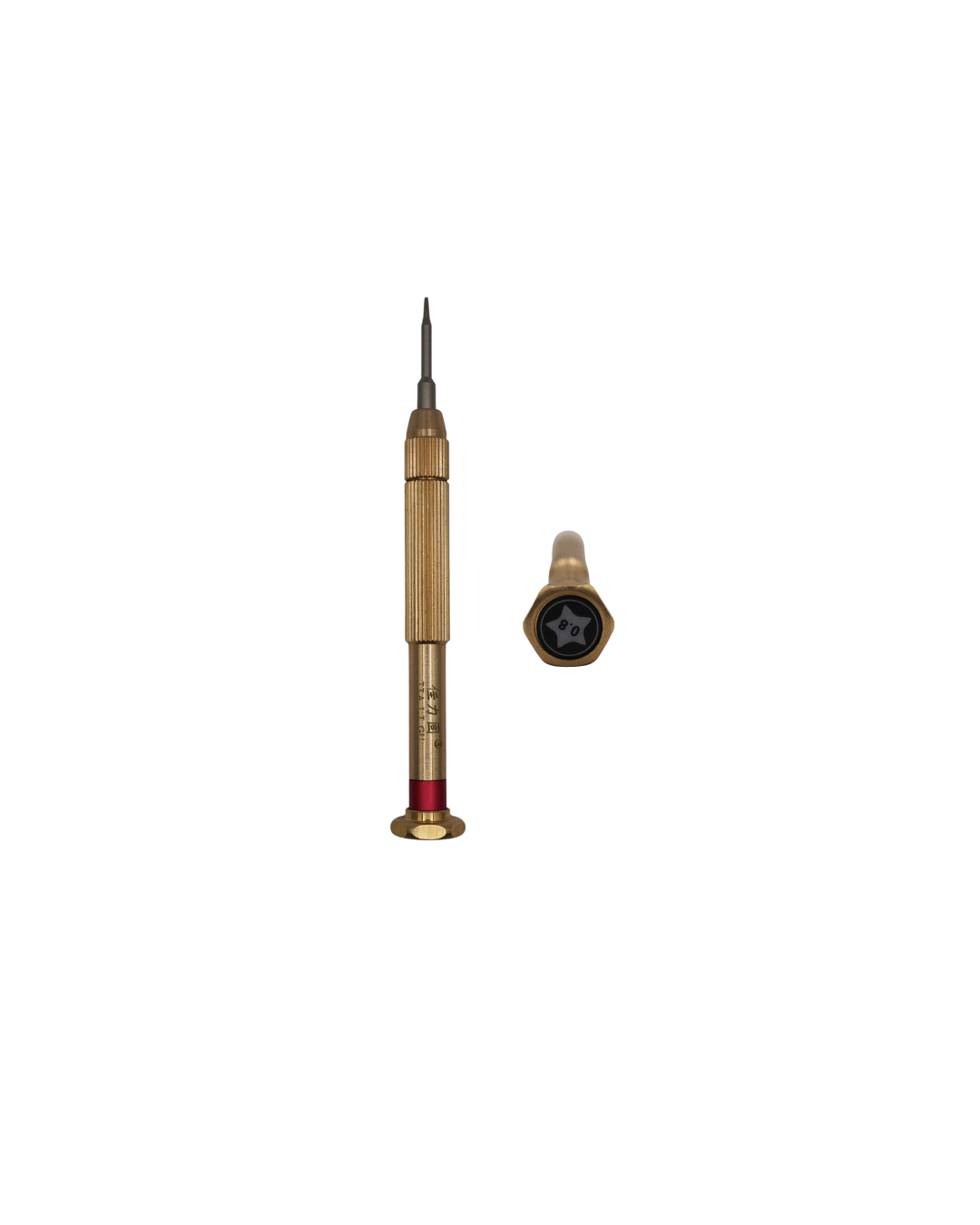 Отвертка латунная 2D пятиконечная звезда 0.8 (Dp128)