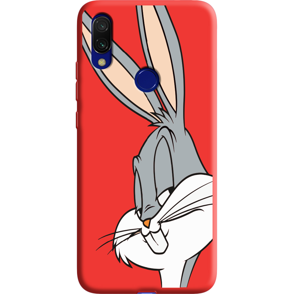 Чохол Boxface Xiaomi Redmi 7 Lucky Rabbit Червоний силікон  (36506-bk81-37060)