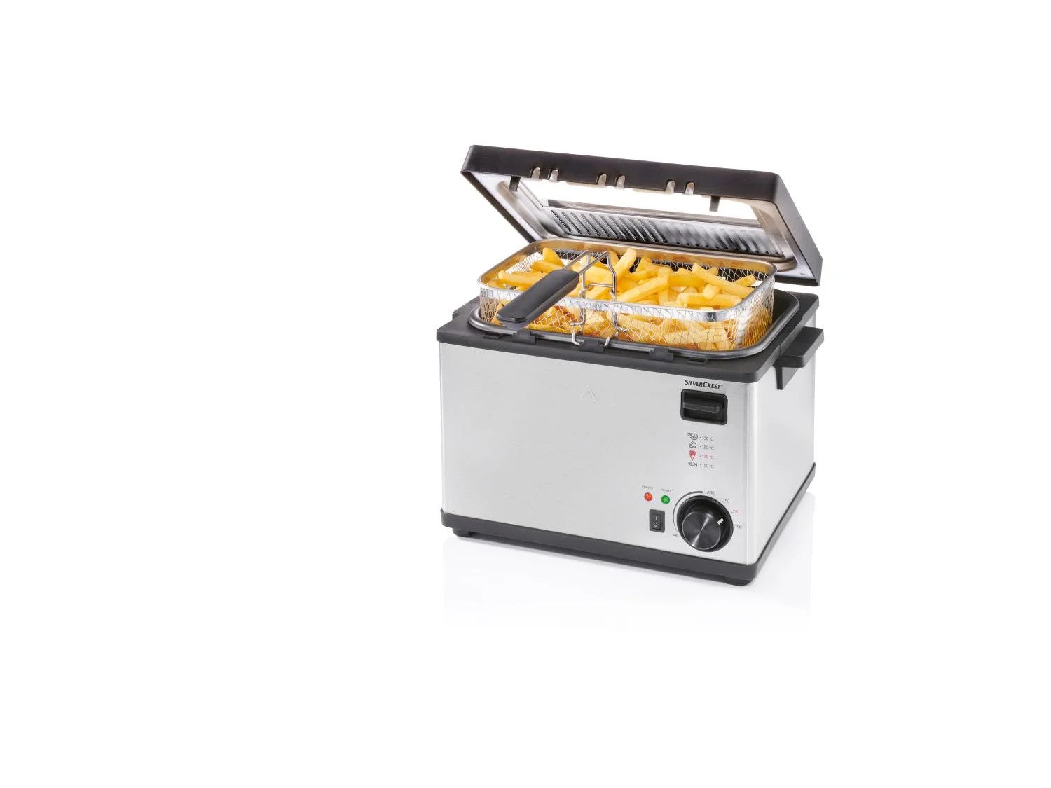 Фритюрниця SilverCrest SEF3 2000 C5 2000 Вт Нержавіюча сталь (28868885)