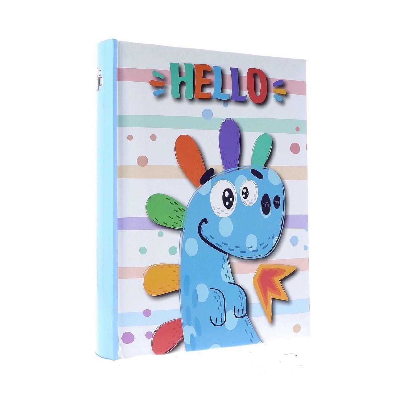 Фотоальбом Gedeon Hello на 200 фото 10x15 см Blue (15173909)