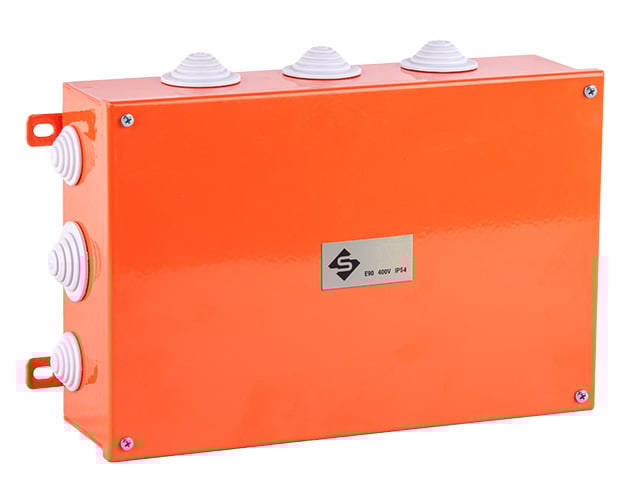 Коробка вогнестійка FLAMEBOX 140х100х56 Е90 термопласт 140P 8x4 мм2 - фото 1