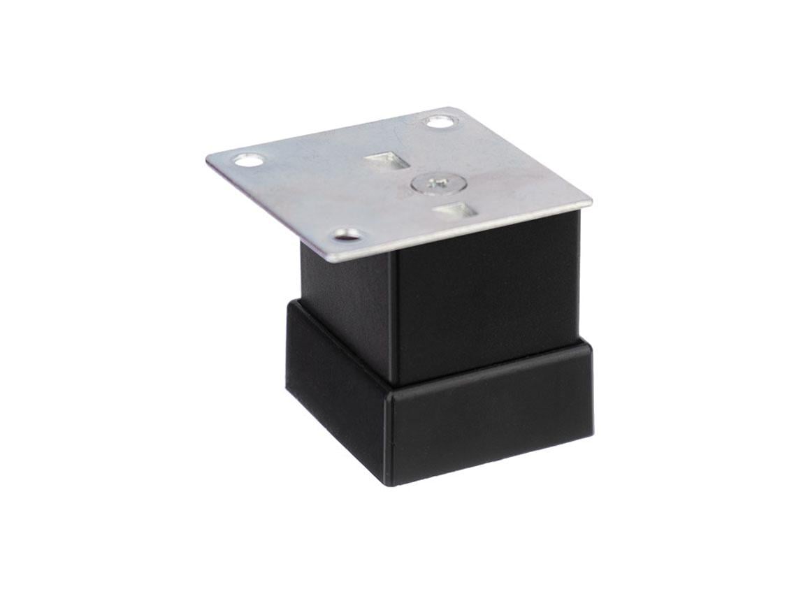 Ніжка меблева Ozkardesler 40x40x50 мм Чорний матовий (24947205)