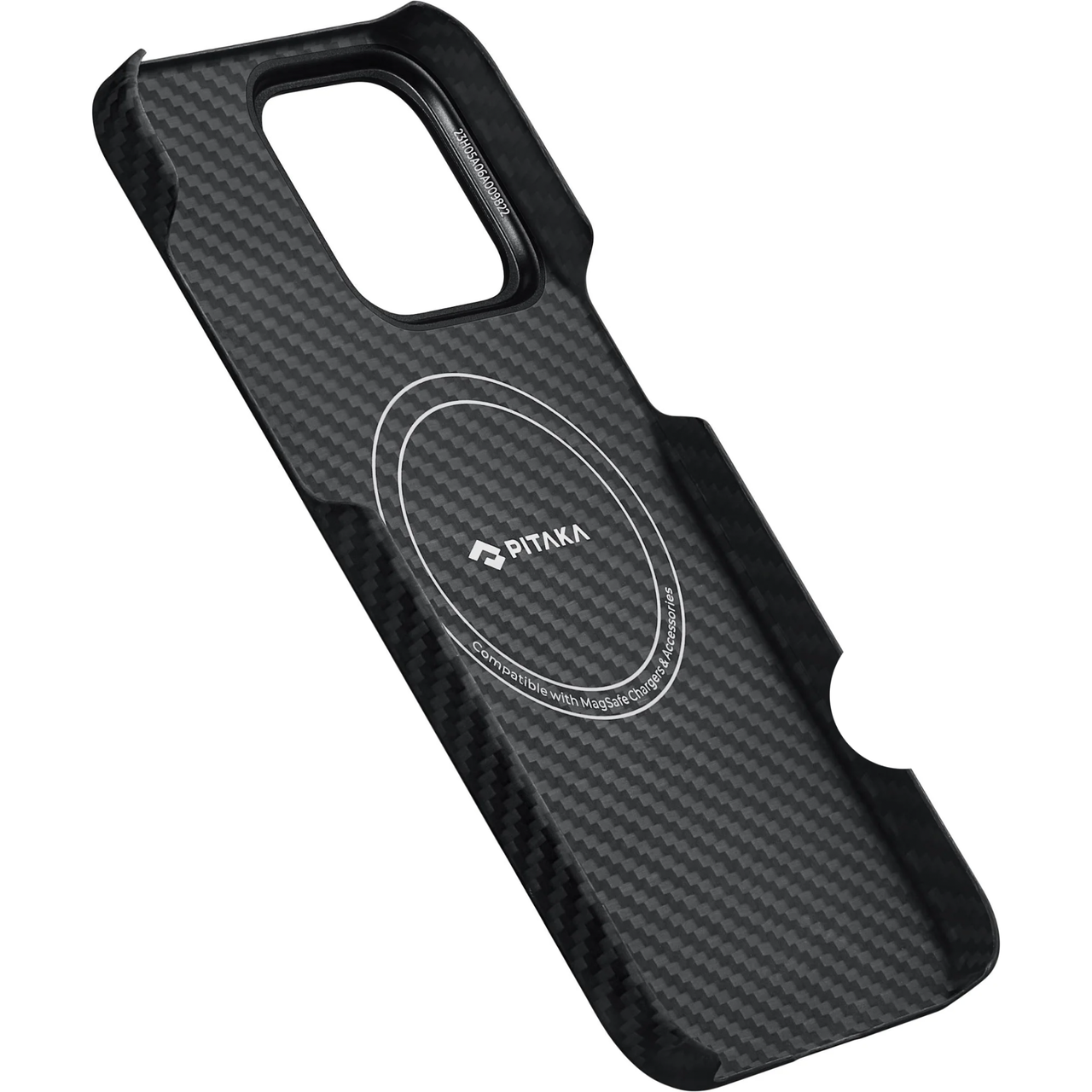 Чохол накладка Pitaka MagEZ Case 4 Twill 1500D for iPhone 15 Pro Max, Black/Grey (KI1501PM) - фото 7