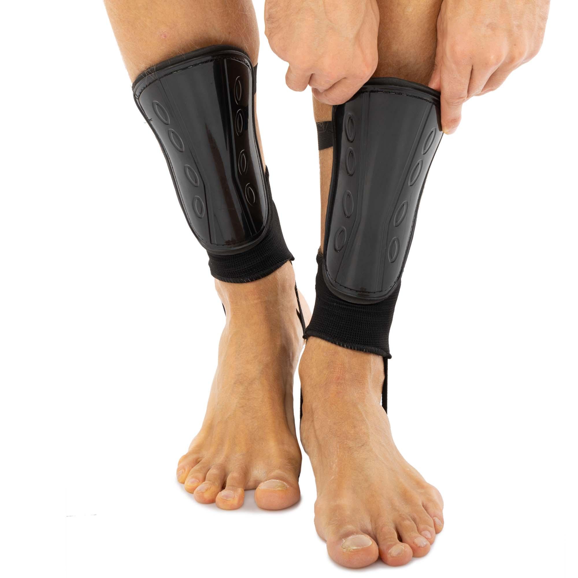 Щитки футбольные с голеностопом SP-Sport FB-1379 L Черный