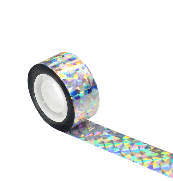 Светоотражающая лента для отпугивания птиц 50 м Радужный (29553)
